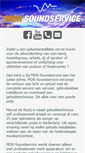 Mobile Screenshot of mdrsoundservice.nl
